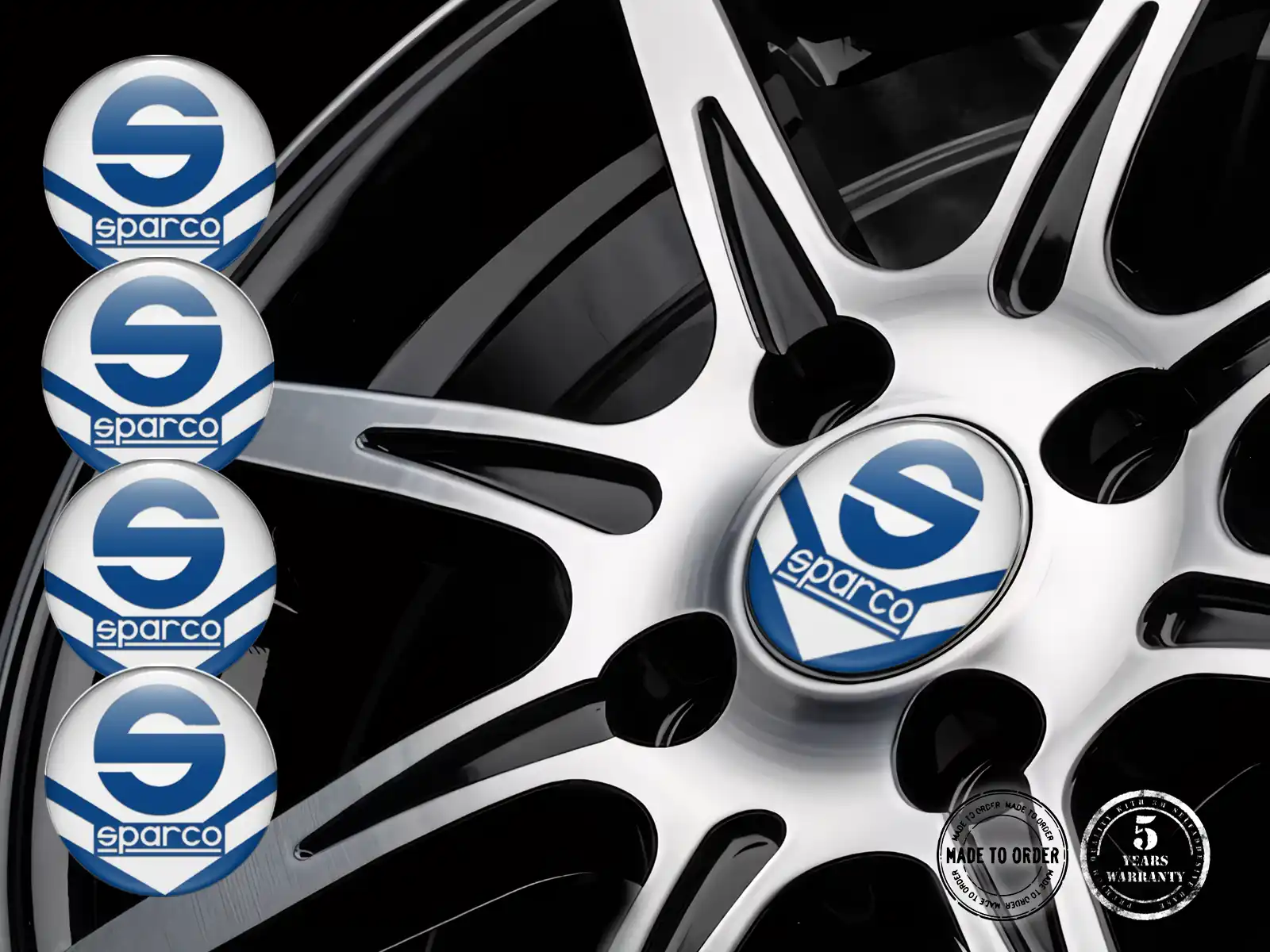 Sparco Radembleme Version Premium Label Design